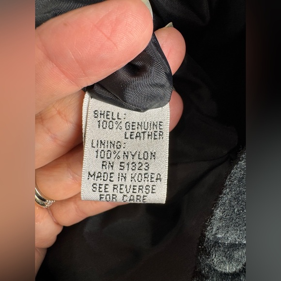 Vintage Black Leather Suede Pencil Skirt size 2/25 Chaus Straight Petite Women's - Picture 8 of 12